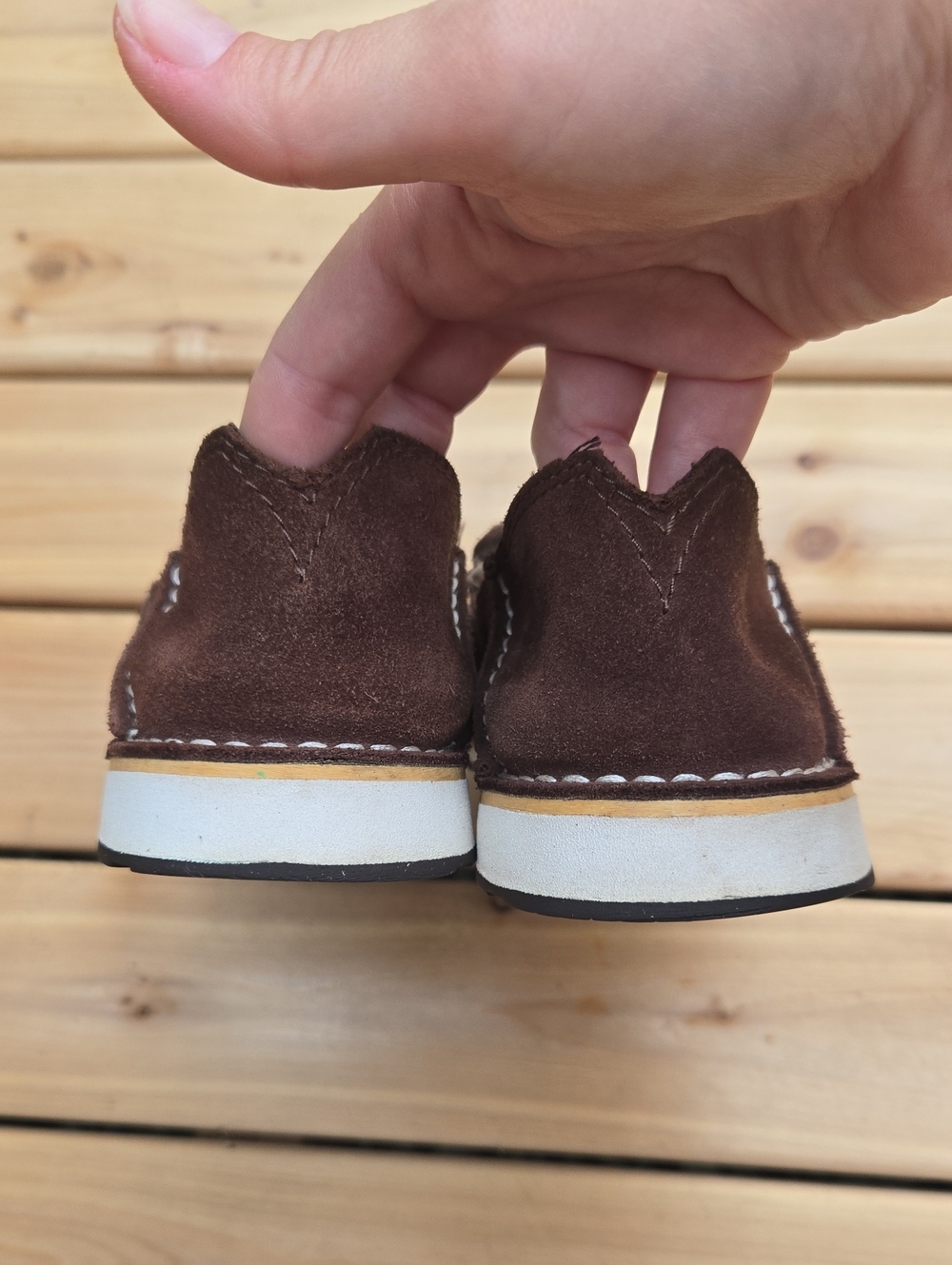 Ariat Women's Brown Suede Slip-On Loafer - Picture 5 of 8